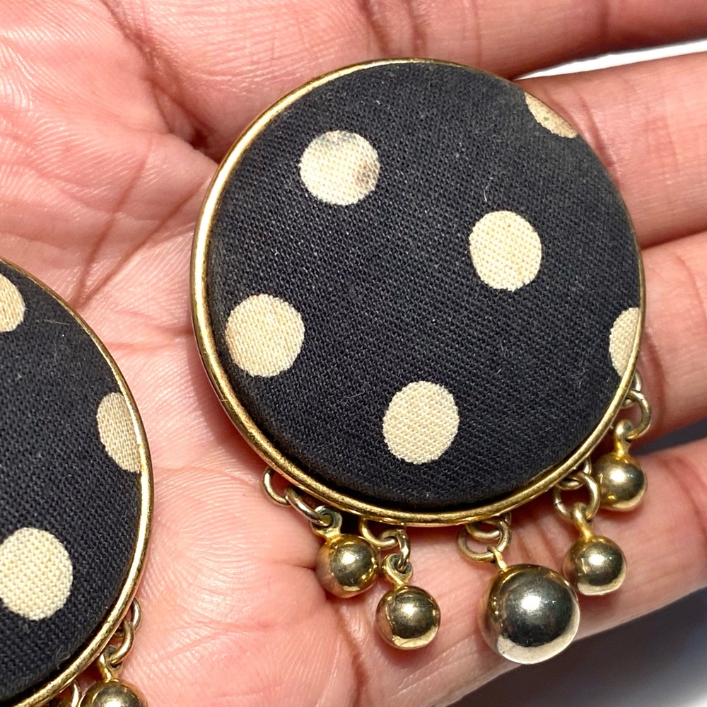Vintage Natasha Stambouli Large Earrings - Picture 12 of 15
